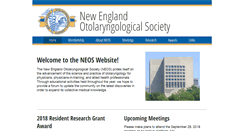 Desktop Screenshot of neos-ent.org